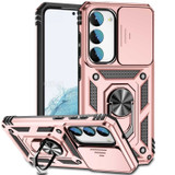For Samsung Galaxy S23+ Plus Case, Protective Cover, Camera Shield, Magnetic Holder, Rose Gold | Armour Cases | iCoverLover.com.au