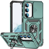 For Samsung Galaxy S23+ Plus Case, Protective Cover, Camera Shield, Magnetic Holder, Dark Green | Armour Cases | iCoverLover.com.au
