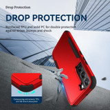 For Samsung Galaxy S23 Case, Protective Cover, Red & Black | Armour Cases | iCoverLover.com.au