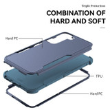 For Samsung Galaxy S23 Ultra, S23+ Plus, S23 Case, Protective Cover, Dark Blue+Blue | Armour Cases | iCoverLover.com.au
