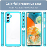 For Samsung Galaxy A14 5G & A14 4G Case, Shock & Scratch-proof TPU + Acrylic Protective Cover, Clear Blue | Back Covers | iCoverLover.com.au