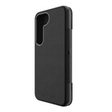 EFM Monaco Case for Samsung Galaxy S23 Ultra, S23+ Plus, S23, PU Leather Wallet Cover, Black/Space Grey | iCoverLover