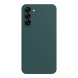 For Samsung Galaxy S23 5G Case, Silicone Protective Back Cover, Dark Green | Phone Cases | iCoverLover.com.au