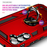 For Samsung Galaxy A34 Case, Armour Shockproof TPU/PC Cover, Ring Holder, Red | Phone Cases | iCoverLover.com.au