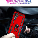 For Samsung Galaxy A34 Case, Armour Shockproof TPU/PC Cover, Ring Holder, Red | Phone Cases | iCoverLover.com.au