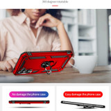 For Samsung Galaxy A34 Case, Armour Shockproof TPU/PC Cover, Ring Holder, Red | Phone Cases | iCoverLover.com.au