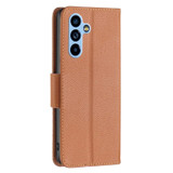 For Samsung Galaxy A54 Case, Grained Texture PU Leather Wallet Cover, Brown | Phone Cases | iCoverLover.com.au