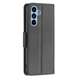 For Samsung Galaxy A54 Case, Grained Texture PU Leather Wallet Cover, Black | Phone Cases | iCoverLover.com.au