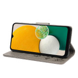 For Samsung Galaxy A54 Case, Vintage Butterflies Pattern PU Leather Wallet Cover, Stand, Grey | Phone Cases | iCoverLover.com.au