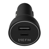 EFM 48W Dual Port Car Charger, With Power Delivery and PPS | iCoverLover.com.au