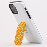 Kickstand Grip AddOn, Universal Phone HolderZigzag Yellow Orange | AddOns | iCoverLover.com.au