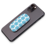 Kickstand Grip AddOn, Universal Phone HolderBlue Snowflakes | AddOns | iCoverLover.com.au