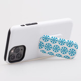 Kickstand Grip AddOn, Universal Phone HolderBlue Snowflakes | AddOns | iCoverLover.com.au