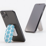 Kickstand Grip AddOn, Universal Phone HolderBlue Snowflakes | AddOns | iCoverLover.com.au