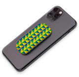 Kickstand Grip AddOn, Universal Phone HolderAbstract Brazilian Flag | AddOns | iCoverLover.com.au