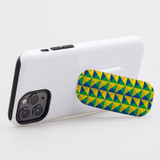 Kickstand Grip AddOn, Universal Phone HolderAbstract Brazilian Flag | AddOns | iCoverLover.com.au