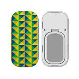 Kickstand Grip AddOn, Universal Phone HolderAbstract Brazilian Flag | AddOns | iCoverLover.com.au