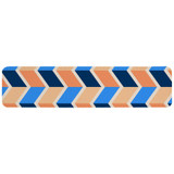 Wall Charger Wrap in 2 Sizes, Paper Leather, Blue Orange ZigZag | AddOns | iCoverLover.com.au
