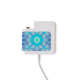 Wall Charger Wrap in 2 Sizes, Paper Leather, Psychedelic Blues | AddOns | iCoverLover.com.au