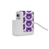61W Wall Charger Wrap (160mm x 40mm), Paper Leather, Purple Tigers | AddOns | iCoverLover.com.au