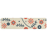 Wall Charger Wrap in 2 Sizes, Paper Leather, Orange And Blue Flowers | AddOns | iCoverLover.com.au