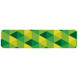 Wall Charger Wrap in 2 Sizes, Paper Leather, Green And Yellow Triangles | AddOns | iCoverLover.com.au