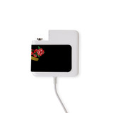 Wall Charger Wrap in 2 Sizes, Paper Leather, Embellished Letter T | AddOns | iCoverLover.com.au