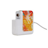 61W Wall Charger Wrap (160mm x 40mm), Paper Leather, Flowing Colors | AddOns | iCoverLover.com.au