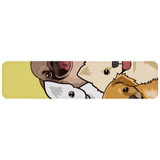 Wall Charger Wrap in 2 Sizes, Paper Leather, Illustrated Puppies | AddOns | iCoverLover.com.au