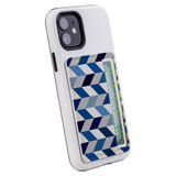 1 or 2 Card Slot Wallet Adhesive AddOn, Paper Leather, Chevron ZigZag | AddOns | iCoverLover.com.au
