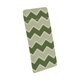 1 or 2 Card Slot Wallet Adhesive AddOn, Paper Leather, Green ZigZag | AddOns | iCoverLover.com.au