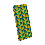 1 or 2 Card Slot Wallet Adhesive AddOn, Paper Leather, Abstract Brazilian Flag | AddOns | iCoverLover.com.au