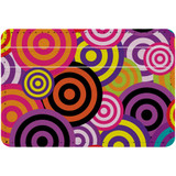 1 or 2 Card Slot Wallet Adhesive AddOn, Paper Leather, Colourful Retro Circles | AddOns | iCoverLover.com.au