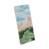 1 or 2 Card Slot Wallet Adhesive AddOn, Paper Leather, Mountainous Nature | AddOns | iCoverLover.com.au