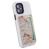 1 or 2 Card Slot Wallet Adhesive AddOn, Paper Leather, Marble Pattern | AddOns | iCoverLover.com.au