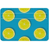 1 or 2 Card Slot Wallet Adhesive AddOn, Paper Leather, Lemon Slices | AddOns | iCoverLover.com.au