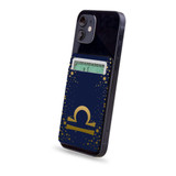 1 or 2 Card Slot Wallet Adhesive AddOn, Paper Leather, Libra Sign | AddOns | iCoverLover.com.au