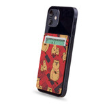 1 or 2 Card Slot Wallet Adhesive AddOn, Paper Leather, Quokkas | AddOns | iCoverLover.com.au