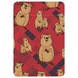 1 or 2 Card Slot Wallet Adhesive AddOn, Paper Leather, Quokkas | AddOns | iCoverLover.com.au