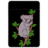 1 or 2 Card Slot Wallet Adhesive AddOn, Paper Leather, Koala Illustration | AddOns | iCoverLover.com.au