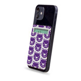 1 or 2 Card Slot Wallet Adhesive AddOn, Paper Leather, Purple Tigers | AddOns | iCoverLover.com.au