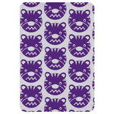 1 or 2 Card Slot Wallet Adhesive AddOn, Paper Leather, Purple Tigers | AddOns | iCoverLover.com.au