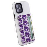 1 or 2 Card Slot Wallet Adhesive AddOn, Paper Leather, Purple Tigers | AddOns | iCoverLover.com.au