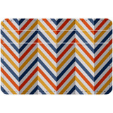 1 or 2 Card Slot Wallet Adhesive AddOn, Paper Leather, Left To Right Colourful ZigZag | AddOns | iCoverLover.com.au