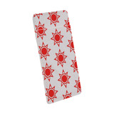 1 or 2 Card Slot Wallet Adhesive AddOn, Paper Leather, Red Suns | AddOns | iCoverLover.com.au