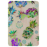 1 or 2 Card Slot Wallet Adhesive AddOn, Paper Leather, Colorful Pineapples | AddOns | iCoverLover.com.au