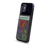 1 or 2 Card Slot Wallet Adhesive AddOn, Paper Leather, Colorful Lizard | AddOns | iCoverLover.com.au