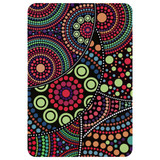 1 or 2 Card Slot Wallet Adhesive AddOn, Paper Leather, Dotted Abstract Painting | AddOns | iCoverLover.com.au