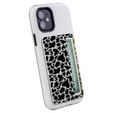 1 or 2 Card Slot Wallet Adhesive AddOn, Paper Leather, Cow Pattern | AddOns | iCoverLover.com.au