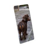 1 or 2 Card Slot Wallet Adhesive AddOn, Paper Leather, Tan Daschund Lookback | AddOns | iCoverLover.com.au